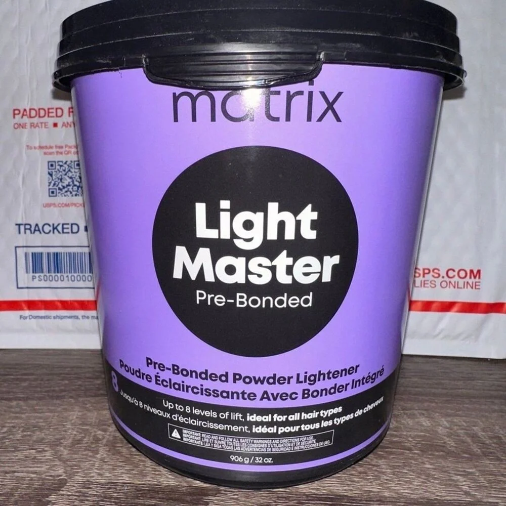 Matrix Light Master Pre-Bonded Powder Lightener 8 Levels of Lift Hair Bleach